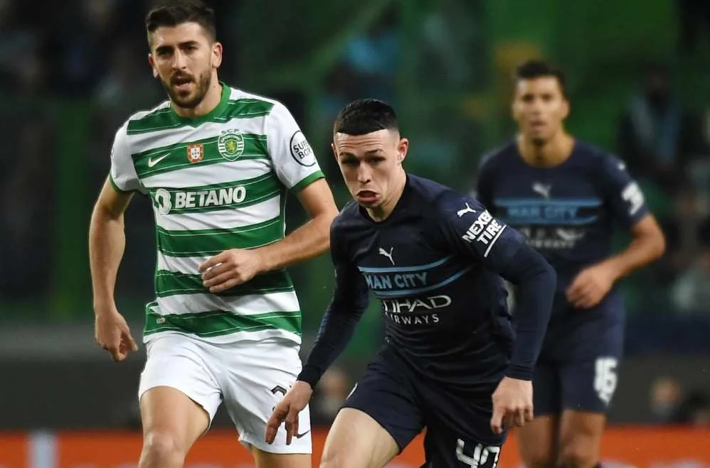Sporting CP vs Man City Lineups