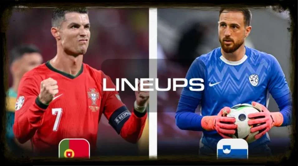 Portugal National Football Team vs Slovenia National Football Team Lineups